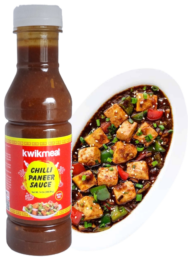 KwikMeal Chilli Paneer Sauce - 2 Pack of 14 Oz Each. Free Shipping