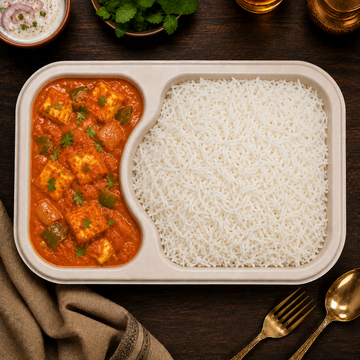 Restaurant-Style Paneer Masala & Basmati Rice