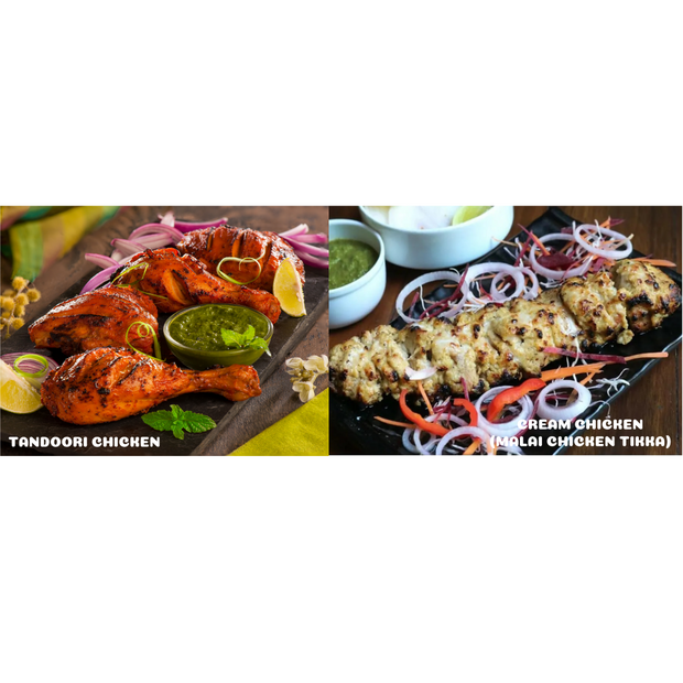 KwikMeal Tandoori Chicken Marinade & KwikMeal Cream Chicken Marinade Combo